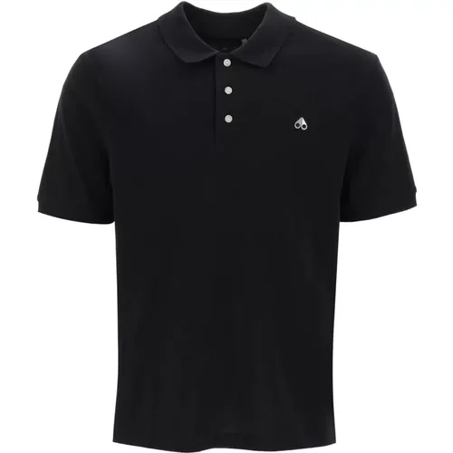 Relaxed Fit Polo Shirt with Logo Embroidery , male, Sizes: M, L, S - Moose Knuckles - Modalova