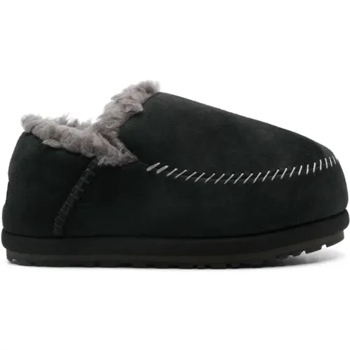 Slip-On Sandals with Faux-Fur Lining , male, Sizes: 10 UK - Ugg - Modalova