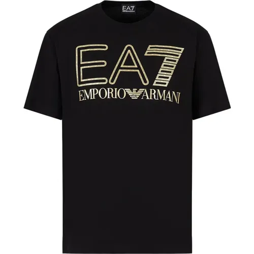 EA7 T-shirt for Men , male, Sizes: L - Emporio Armani EA7 - Modalova