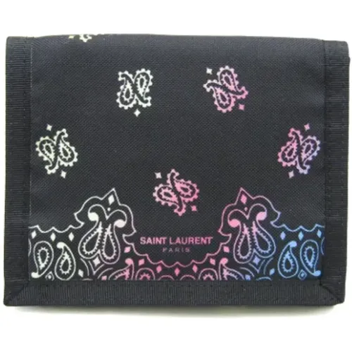 Pre-owned Nylon wallets , female, Sizes: ONE SIZE - Yves Saint Laurent Vintage - Modalova