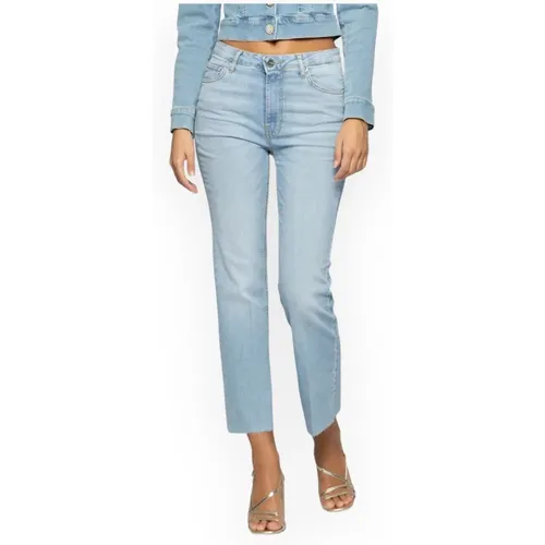 Cropped Jeans , female, Sizes: W30, W25, W26 - Kocca - Modalova