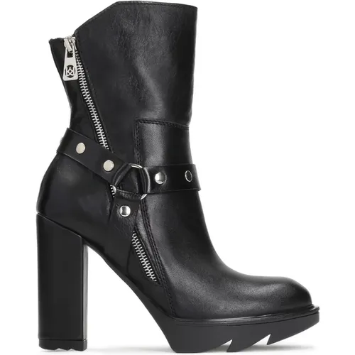 Damen schwarze Stiefel , Damen, Größe: 38 EU - Kazar - Modalova