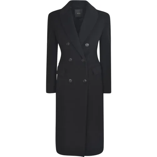 Wool Double-Breasted Coat , female, Sizes: 2XS, S - pinko - Modalova
