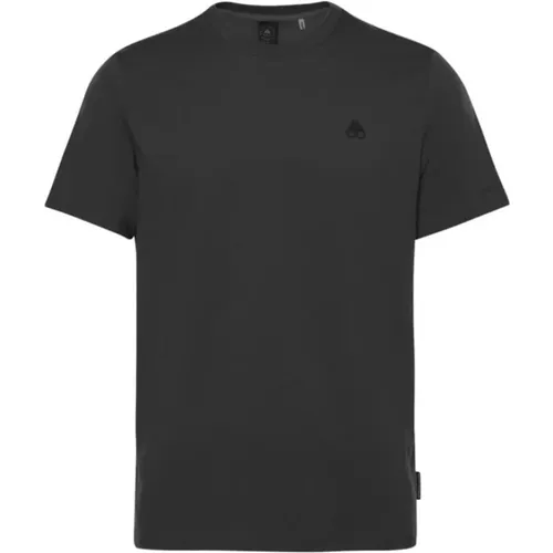 Schwarzes Satelliten-T-Shirt , Herren, Größe: 2XL - Moose Knuckles - Modalova