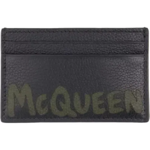 Leather wallets , male, Sizes: ONE SIZE - alexander mcqueen - Modalova