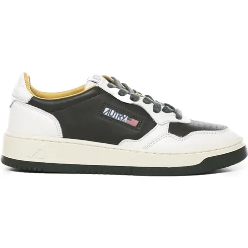 Medalist Low Sneakers Schwarz Weiß , Herren, Größe: 43 EU - Autry - Modalova