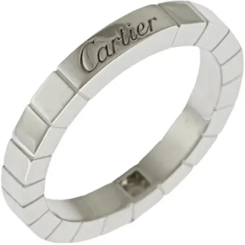 Pre-owned White Gold rings , female, Sizes: ONE SIZE - Cartier Vintage - Modalova