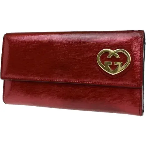 Pre-owned Leather wallets , female, Sizes: ONE SIZE - Gucci Vintage - Modalova