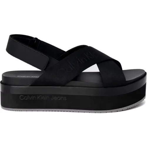 Plateau Sandalen Frühling/Sommer Kollektion , Damen, Größe: 41 EU - Calvin Klein Jeans - Modalova