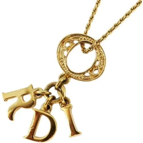 Pre-owned Gold dior-jewelry , female, Sizes: ONE SIZE - Dior Vintage - Modalova