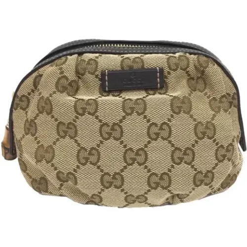 Pre-owned Canvas Gucci Bambus , female, Sizes: ONE SIZE - Gucci Vintage - Modalova