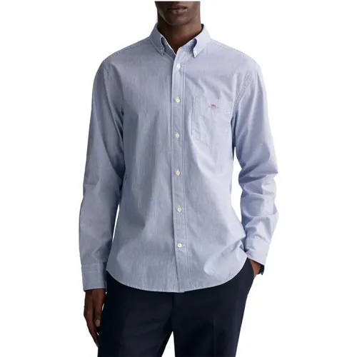 REG Poplin Banker Shirt , male, Sizes: 3XL, L, S - Gant - Modalova