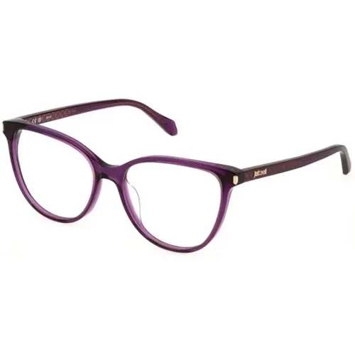 Shiny Transp. Violet Sunglasses Model Vjc052 , female, Sizes: 55 MM - Just Cavalli - Modalova