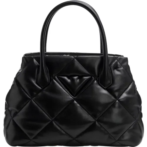 Adjustable Strap Handbag with Internal Compartments , female, Sizes: ONE SIZE - Emporio Armani - Modalova