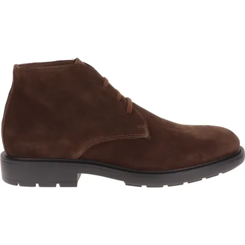 Leather Men`s Boots , male, Sizes: 7 UK - Nerogiardini - Modalova