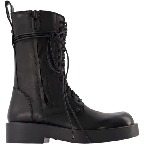 Leather Ankle Boots , female, Sizes: 5 UK, 3 1/2 UK, 4 UK, 3 UK - Ann Demeulemeester - Modalova