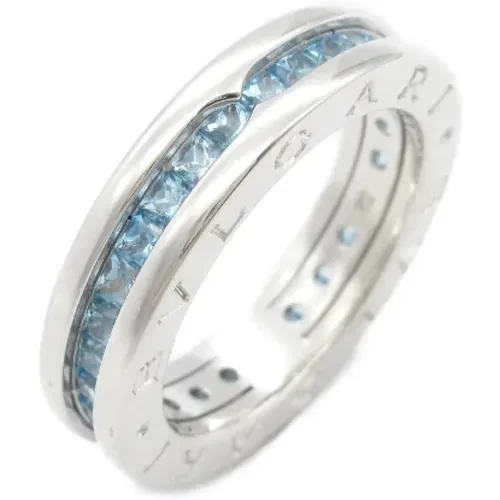 Pre-owned White Gold rings , female, Sizes: ONE SIZE - Bvlgari Vintage - Modalova