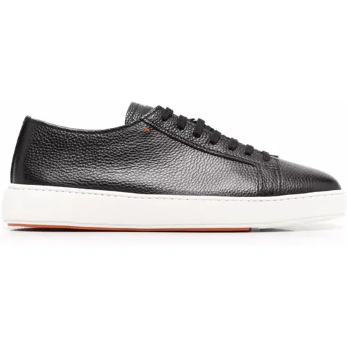 Lace-up low-top sneakers , male, Sizes: 7 UK - Santoni - Modalova