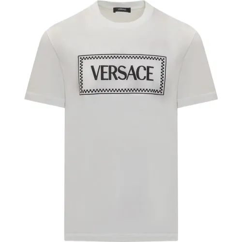 T-Shirts , Herren, Größe: XL - Versace - Modalova