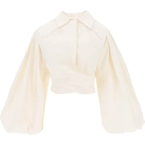 Klassische Weiße Button-Up Bluse - Jacquemus - Modalova