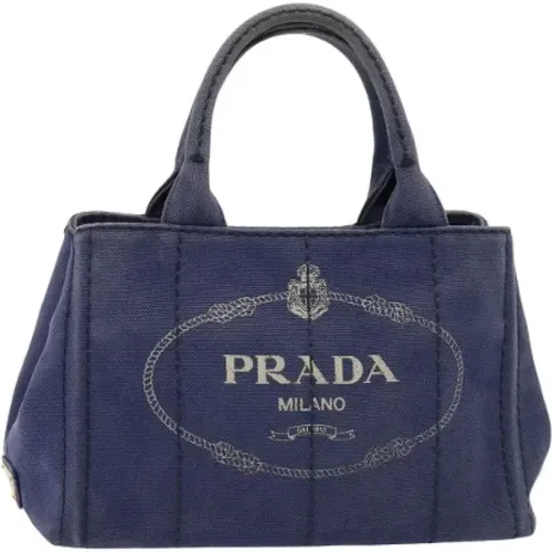 Pre-owned Canvas prada-bags , female, Sizes: ONE SIZE - Prada Vintage - Modalova