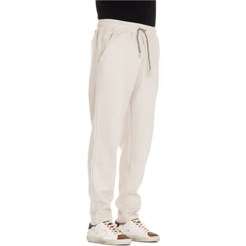 Cashmere Silk Cotton Sweatpants , male, Sizes: M, L, XL - Eleventy - Modalova