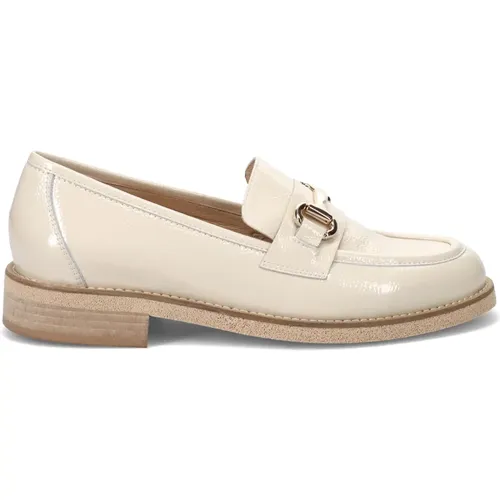 Cream Moccasin Shoes , female, Sizes: 3 UK - Luca Grossi - Modalova