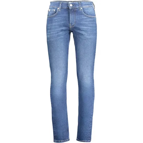 Slim Denim Jeans Blau Herren , Herren, Größe: W33 L32 - Calvin Klein - Modalova