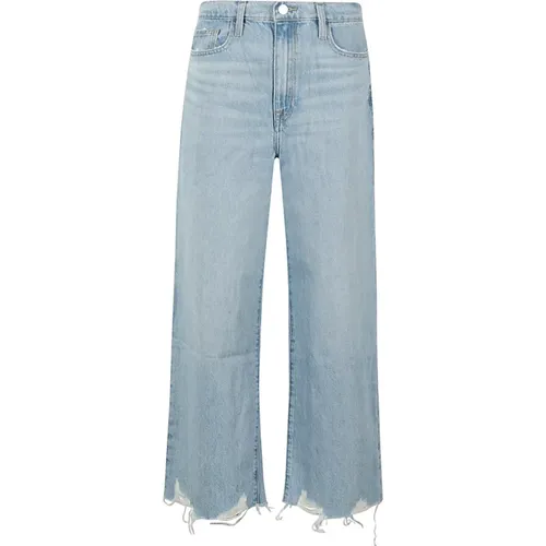 Wide Crop Jeans , Damen, Größe: W27 - Frame - Modalova