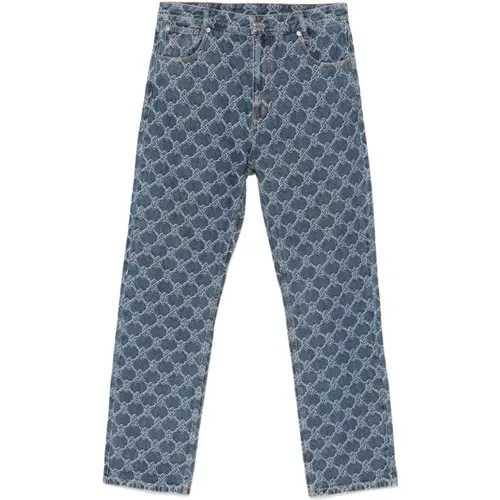 Délavé Jacquard Straight Leg Jeans , male, Sizes: S - Daily Paper - Modalova