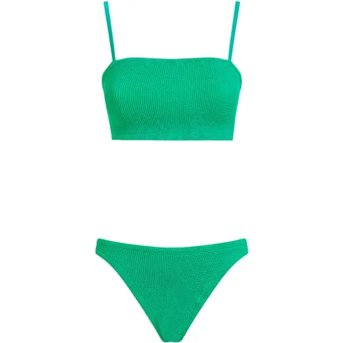 Smaragd Gigi Bikini , Damen, Größe: ONE Size - Hunza G - Modalova