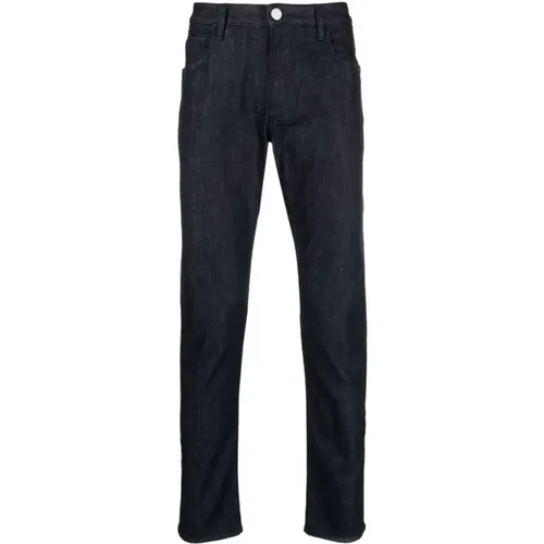 Straight Jeans with 5 Pockets , male, Sizes: W32 - Giorgio Armani - Modalova