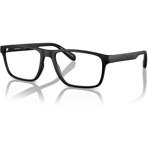 Matte Eyewear Frames Ea3233 , unisex, Sizes: 54 MM - Emporio Armani - Modalova