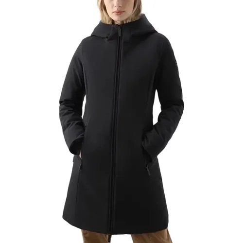 Windproof Coat , female, Sizes: L - Woolrich - Modalova