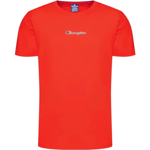 Kurzarm T-Shirt , Herren, Größe: XL - Champion - Modalova