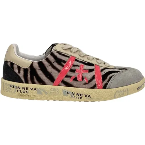 Bonnie Zebra Print Sneakers , female, Sizes: 3 UK - Premiata - Modalova