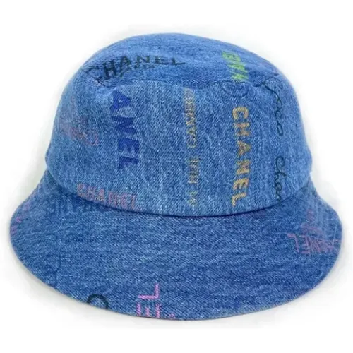 Pre-owned Denim hats , female, Sizes: ONE SIZE - Chanel Vintage - Modalova