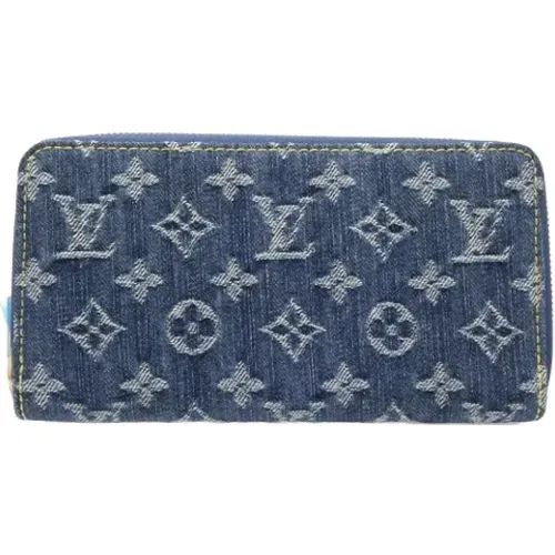 Pre-owned Denim wallets , female, Sizes: ONE SIZE - Louis Vuitton Vintage - Modalova