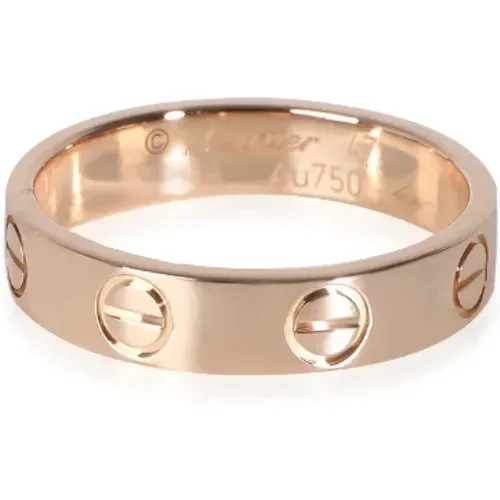 Pre-owned Rose Gold rings , female, Sizes: ONE SIZE - Cartier Vintage - Modalova