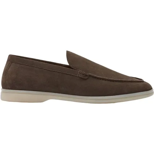 Dunkler Taupe Wildleder Loafer - Scarosso - Modalova