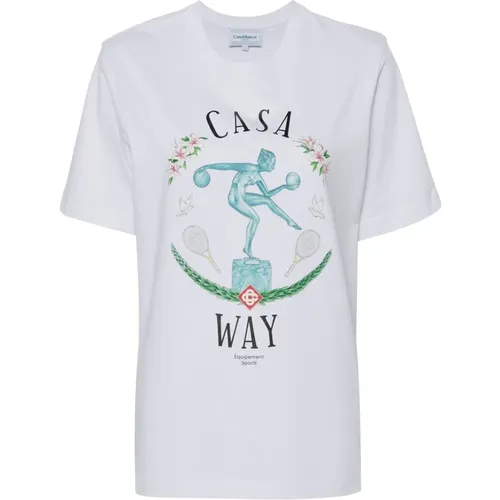 Marble Statue T-Shirt , male, Sizes: M - Casablanca - Modalova