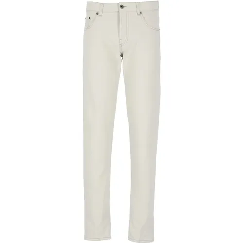 Jeans Ivory , male, Sizes: S, M - PESERICO - Modalova