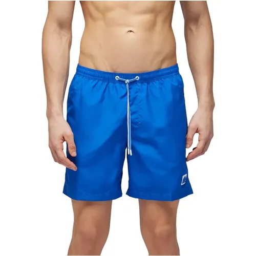 Essex Logo Boxer Swim Shorts , male, Sizes: L, XL, M - Sundek - Modalova