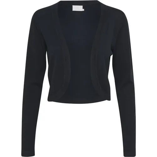 Midnight Marine Bolero Sweater , female, Sizes: XL, 4XL, M, 3XL, XS, S, 2XL, L - Kaffe - Modalova