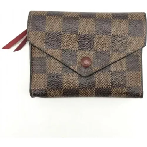 Pre-owned Canvas wallets , female, Sizes: ONE SIZE - Louis Vuitton Vintage - Modalova