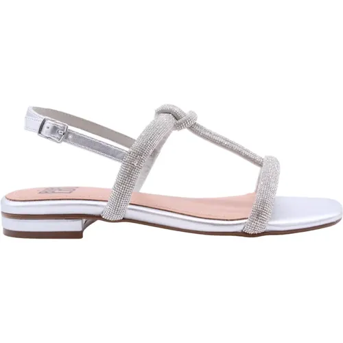 Flat Summer Sandals , female, Sizes: 4 UK, 3 UK, 6 UK, 8 UK, 5 UK - Bibi Lou - Modalova
