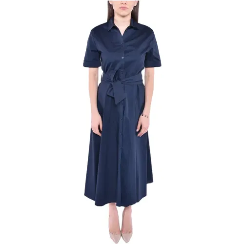 Poplin Shirt Dress , female, Sizes: L, M - Woolrich - Modalova