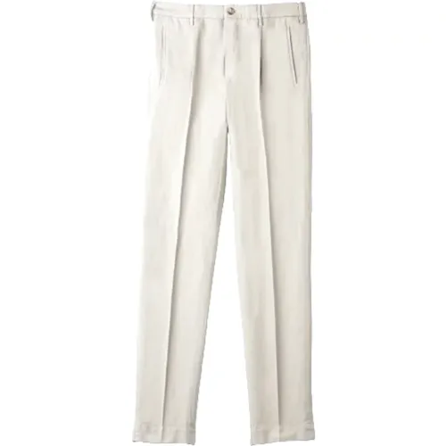 Eco-friendly Cotton Linen Trousers , male, Sizes: L, 2XL, XL, M, S - Incotex - Modalova