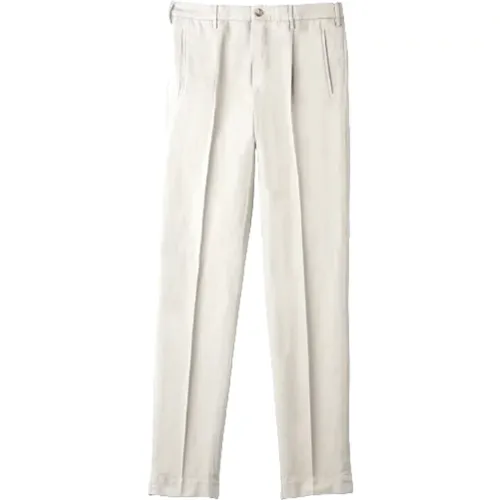 Eco-friendly Cotton Linen Trousers , male, Sizes: L, XL, M, S - Incotex - Modalova