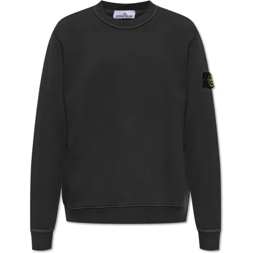 Sweatshirt with logo , male, Sizes: S, L - Stone Island - Modalova